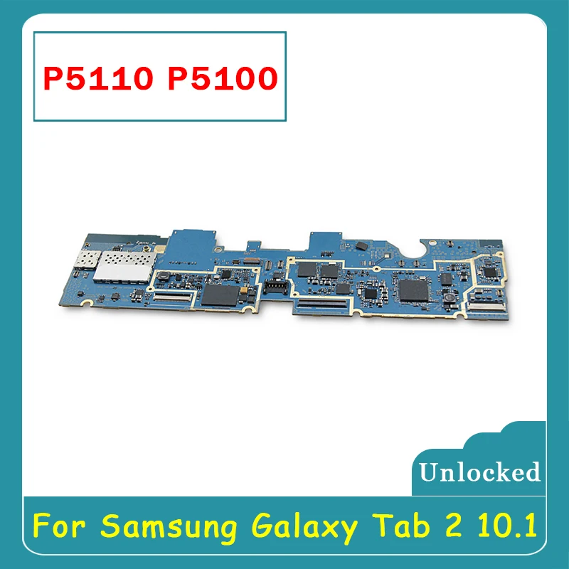 Оригинальная материнская плата для Samsung Galaxy Tab 2 10 1 P5110 P5100 Wi Fi и 3G ГБ ОЗУ 16 Гб ПЗУ с