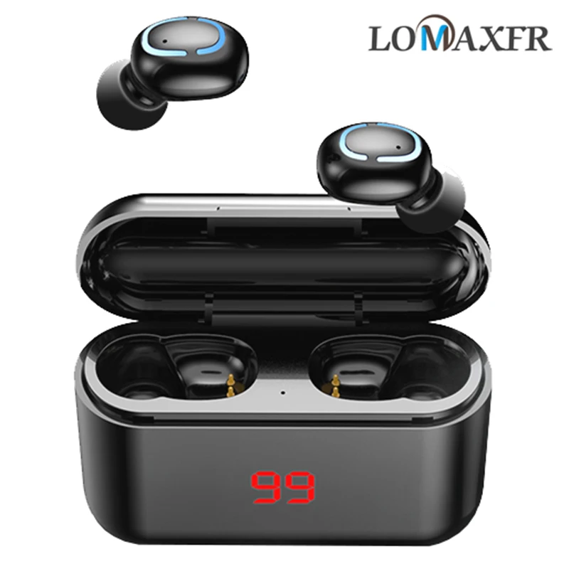 TWS Bluetooth Earphones in Ear Headphones Sports wireless Earbuds Headset Gaming Earphone With Mic Charging Box for Samsung