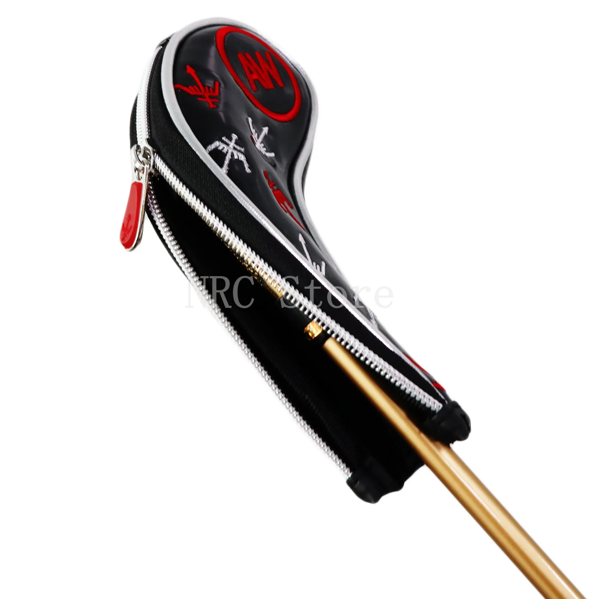 NRC Golf Iron Headcovers Customized Synthetic Leather 9pcs (4,5,6,7,8,9,P,S,A) Set with Zipper Closure Putter Cover Protect. NRC Golf Iron Headcovers Customized Synthetic Leather 9pcs (4,5,6,7,8,9,P,S,A) Set with Zipper Closure Putter Cover Protect.