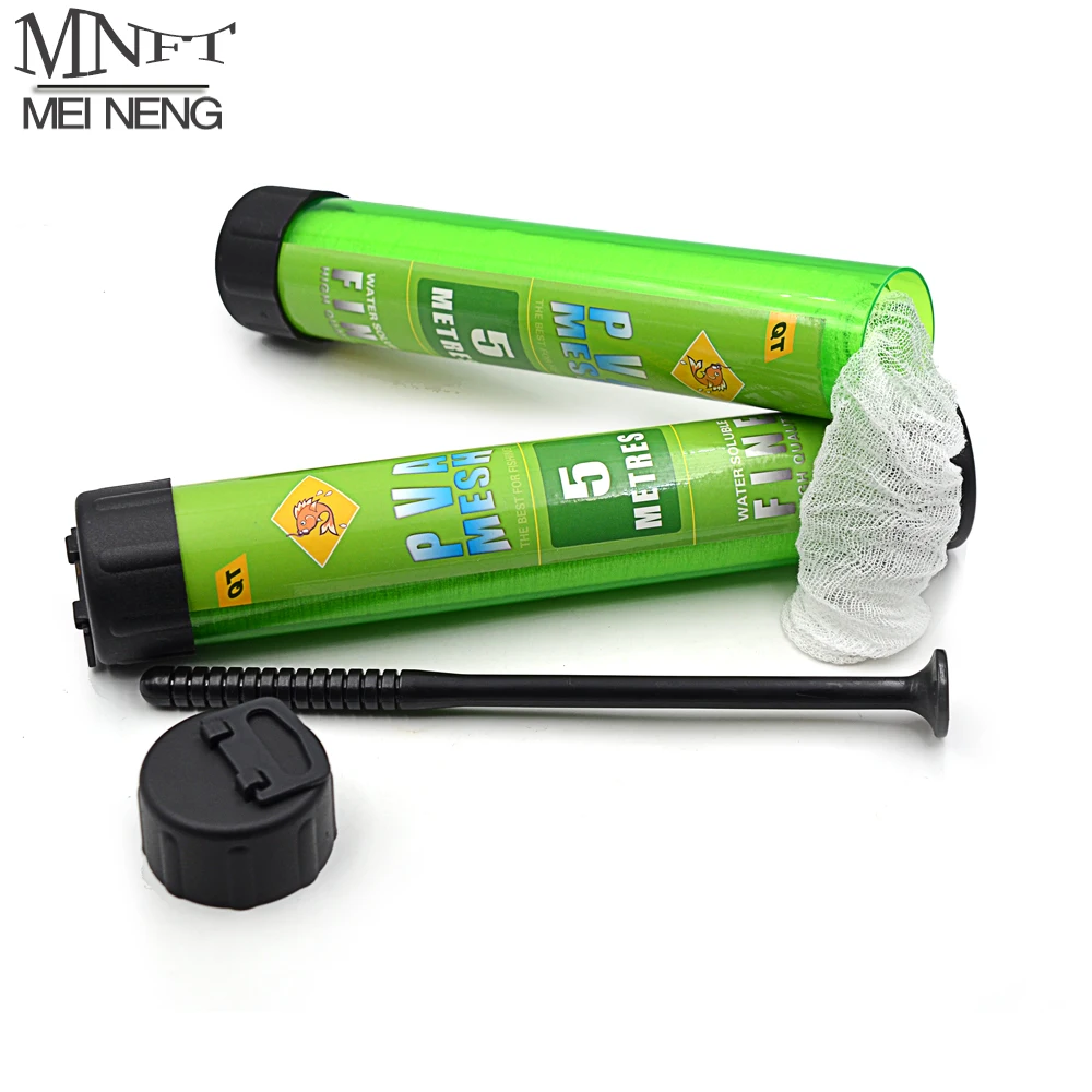 

MNFT Fishing Lure Bait 25/38mm 5m Tube Stick Pva Mesh Make Stocking Carp Boilie Bait Bags Baiting System Carping Feeder