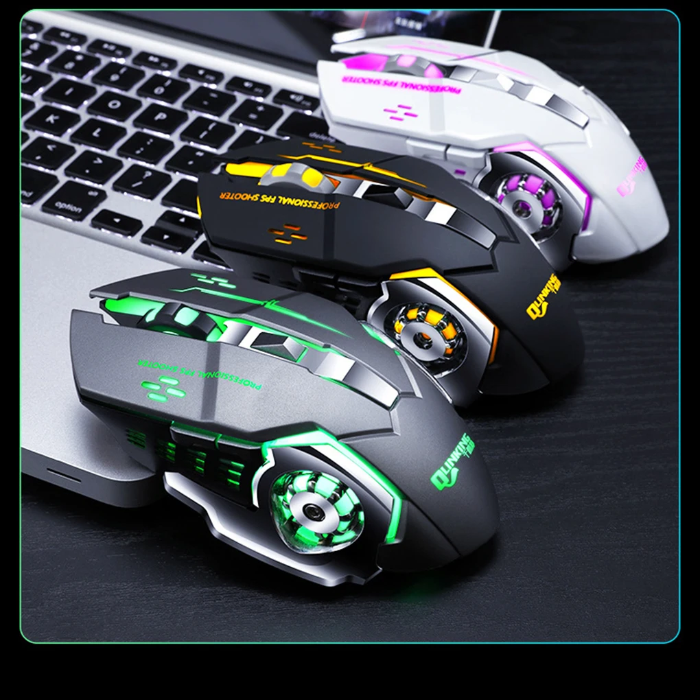 

3200DPI Adjustable Wireless Optical Gaming Mouse Cool Pro Gamer Gaming Mouse LED Computer Mice USB Receiver Mouse For Laptop PC