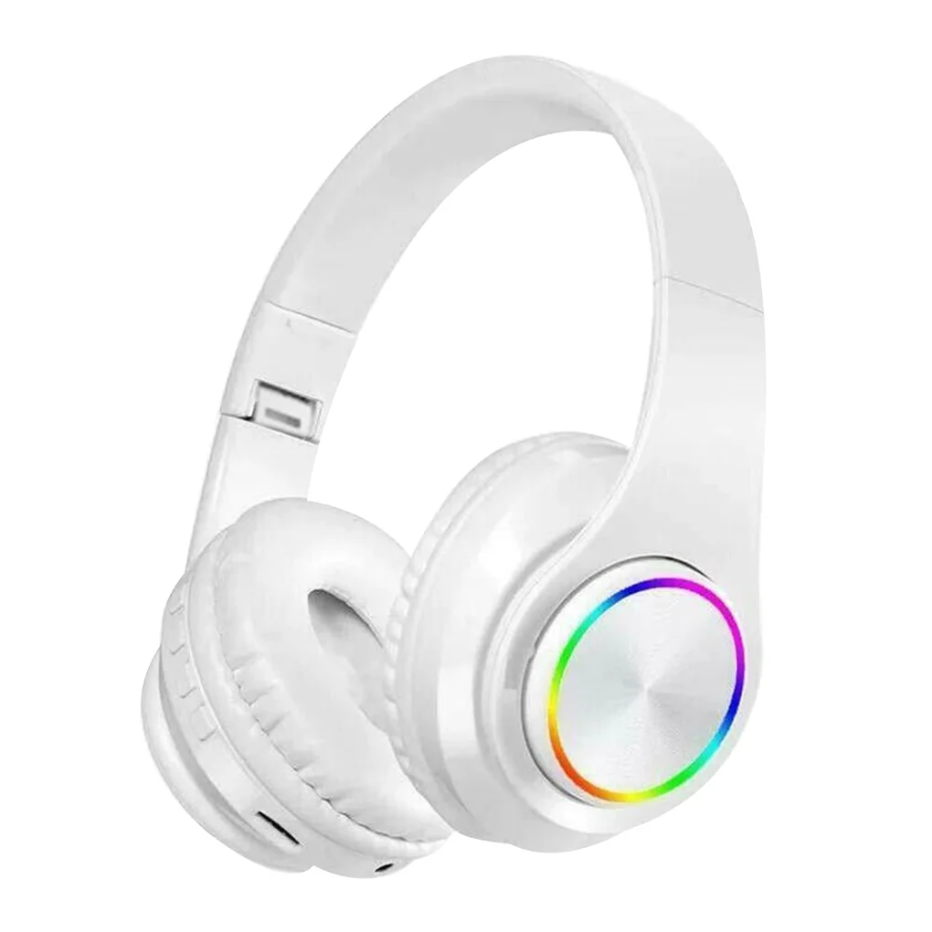 B39 LED Wireless Headphone Bluetooth V5 0 Headset Headphone Breathing Lights With MIC Support TF Card Earphone