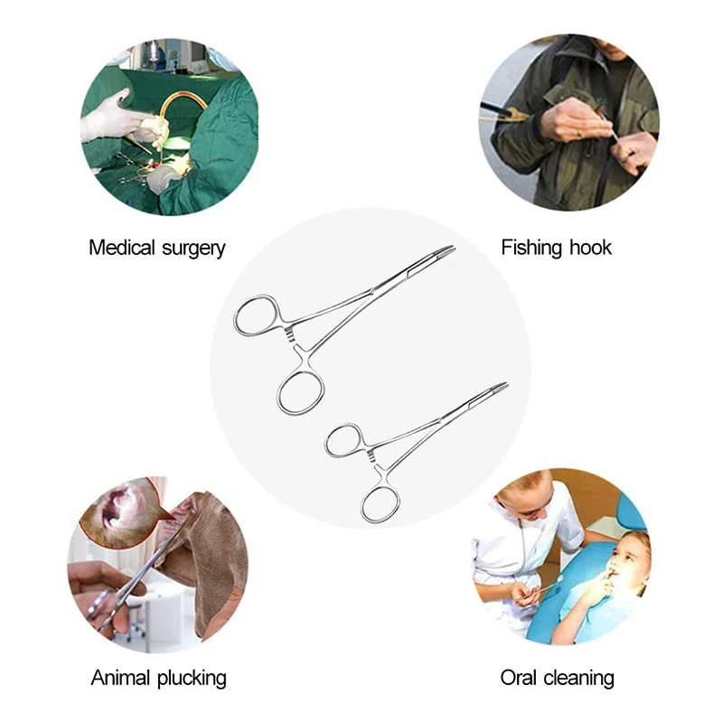Grooming Kit Pet Dog Cat Ear Hair Tweezers Elbow Pliers Clip Scissors
