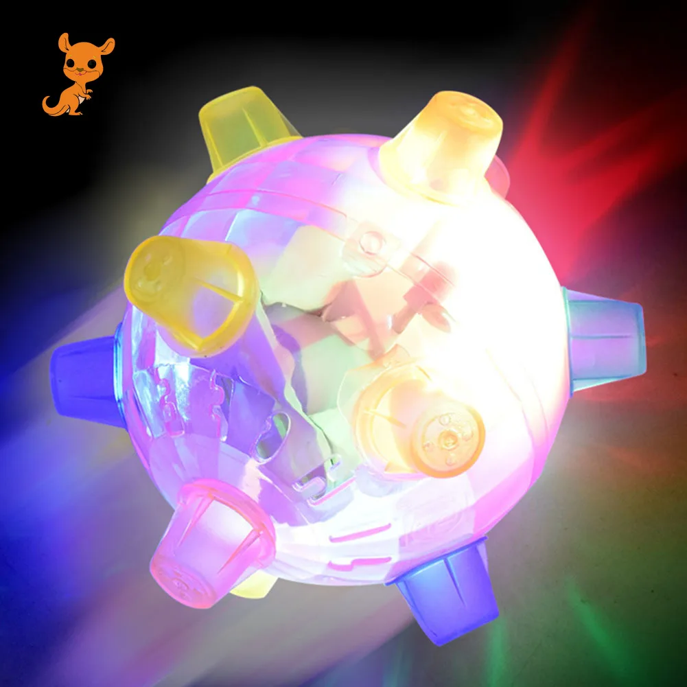 

New fun flash bouncing ball LED light dancing music ball toy gift for boys and girls festive atmosphere gift glow toy
