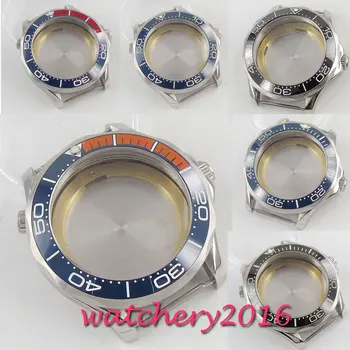 

41mm ceramic bezel sapphire glass Watch Case fit miyota 8215 821A 2836 movement