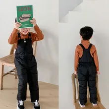 LOOZYKIT г.; комбинезоны для малышей; Детский комбинезон; теплые штаны для маленьких мальчиков и девочек; комбинезон; зимние брюки; одежда; Salopette Enfant