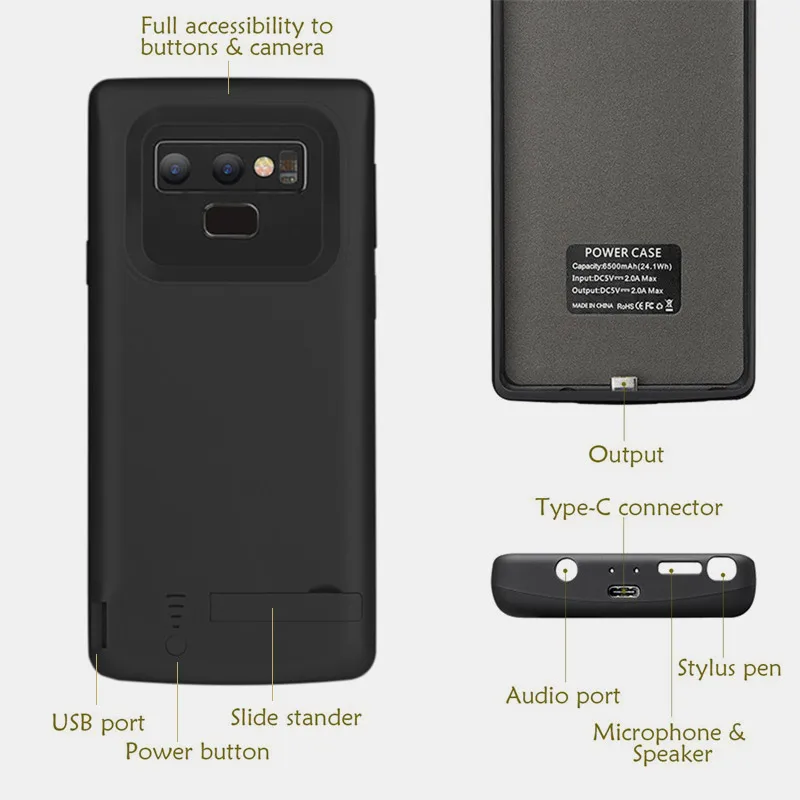 Чехол для зарядки аккумулятора чехол Samsung Galaxy Note 9|Чехлы с аккумулятором| |