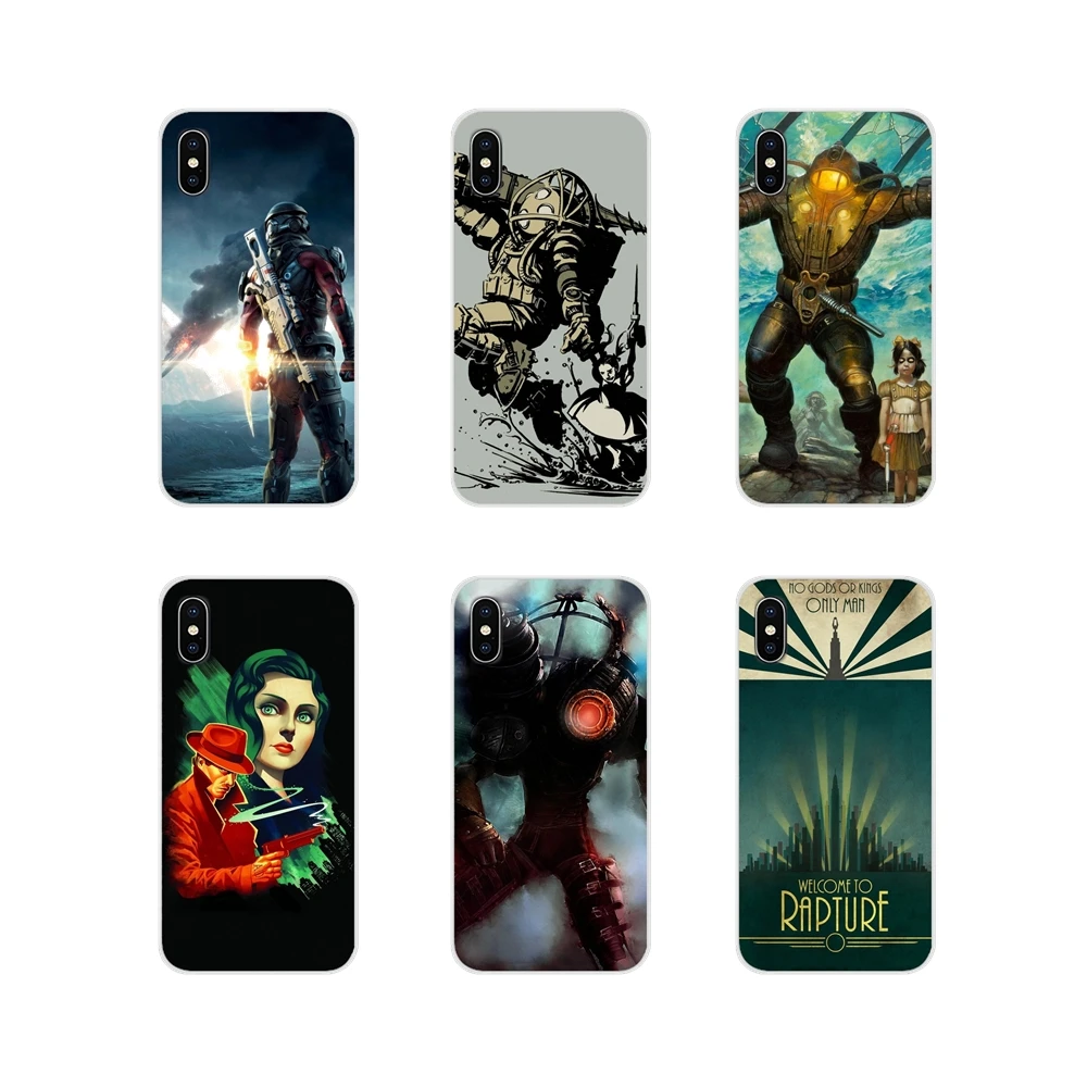 Аксессуары чехлы для телефонов Чехлы Bioshock игры подходит Huawei Mate Honor 5X 6X 7 7A 7C 8 9 10 8C 8X