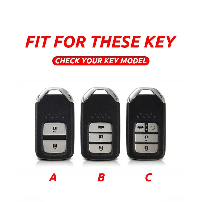 Cover chiate/telecomando per Honda Civic City Vezel Accord HR-V CRV Polit Jazz Jade Crider Odyssey Auto Full Remote Protector - H5426ee1241bf47438c9d66482bd938828