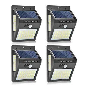 

LED Solar Light Outdoor Solar Lamp with PIR Motion Sensor Solar Powered Waterproof Wall Light for Garden Yard Path Decoration
