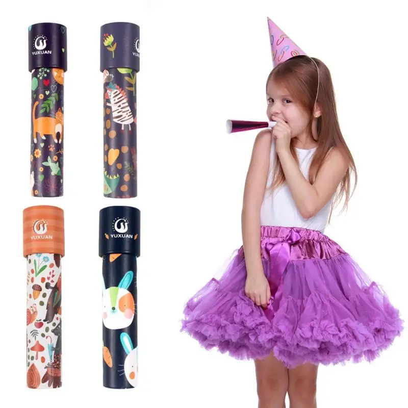 Classic Toys Kaleidoscope Rotating Magic Colorful World Toy For Children education Kids Puzzle Toy Gift Creativity Imagination