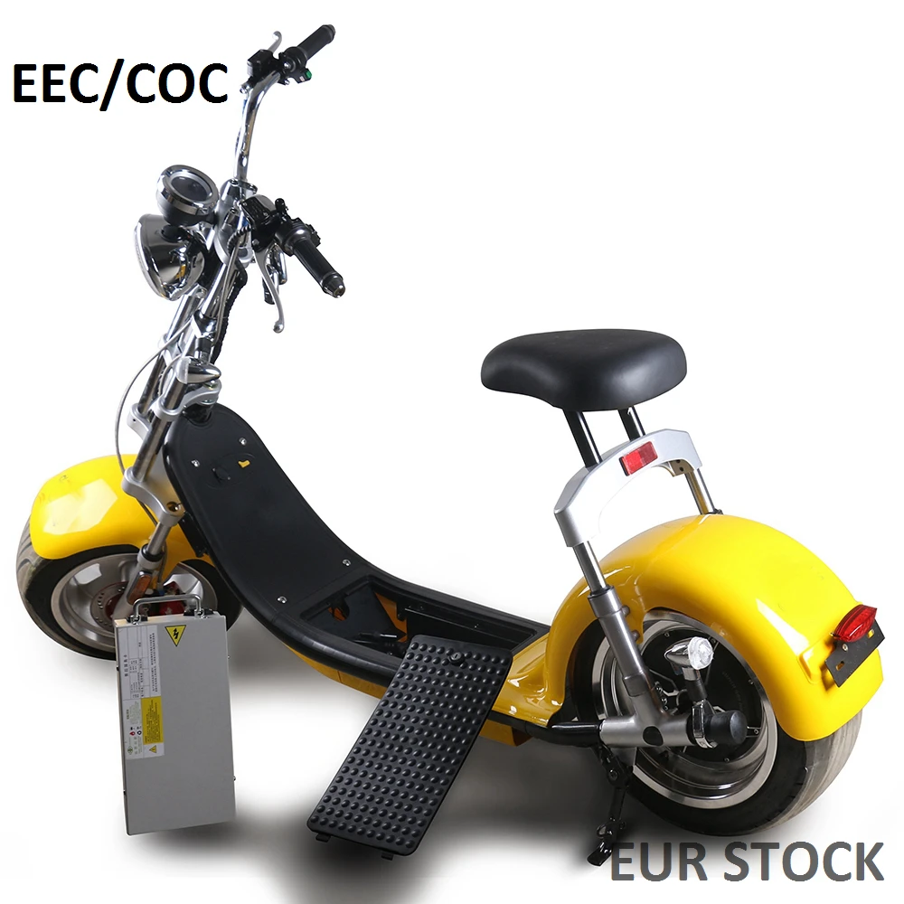 Citycoco Electric Scooters Adults SC14 COC City Coco Scooter With Extensible Battery 1000W/1200W/2000W Available In Europe EEC