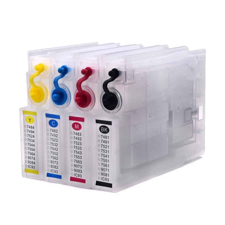 T04A T04A1 T04A2 T04A3 T04A4 Заправляемый картридж с чипом для Epson WF-C8690 WF-C8610 WF-C8190 C8690 C8190 C8610 |