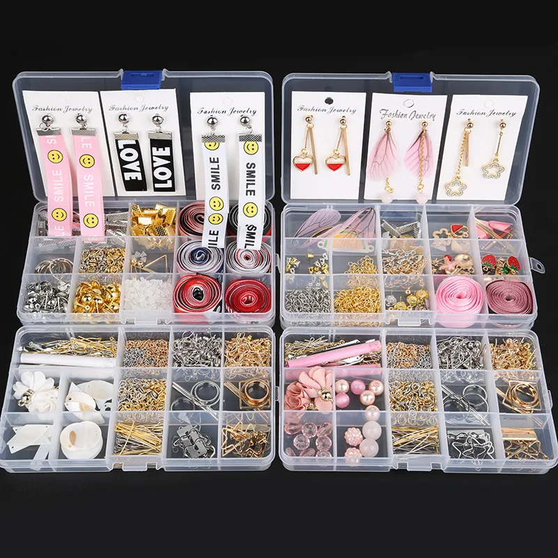 Смешанный стиль DIY фурнитура для сережек материал Бусины Серьга в виде чашечки