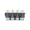 GHXAMP AV Audio Signal Switch Board 4-Way Stereo Source Switcher (1 point 4 or 4 choose 1) RAC Lotus Signal Input 1set 6