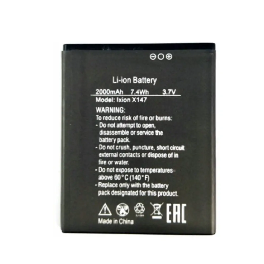 Высококачественный сменный аккумулятор 2000 мАч для UMI umi DEXP Ixion X 4 7 x147 (UMI X1 Pro / LTJ A25)
