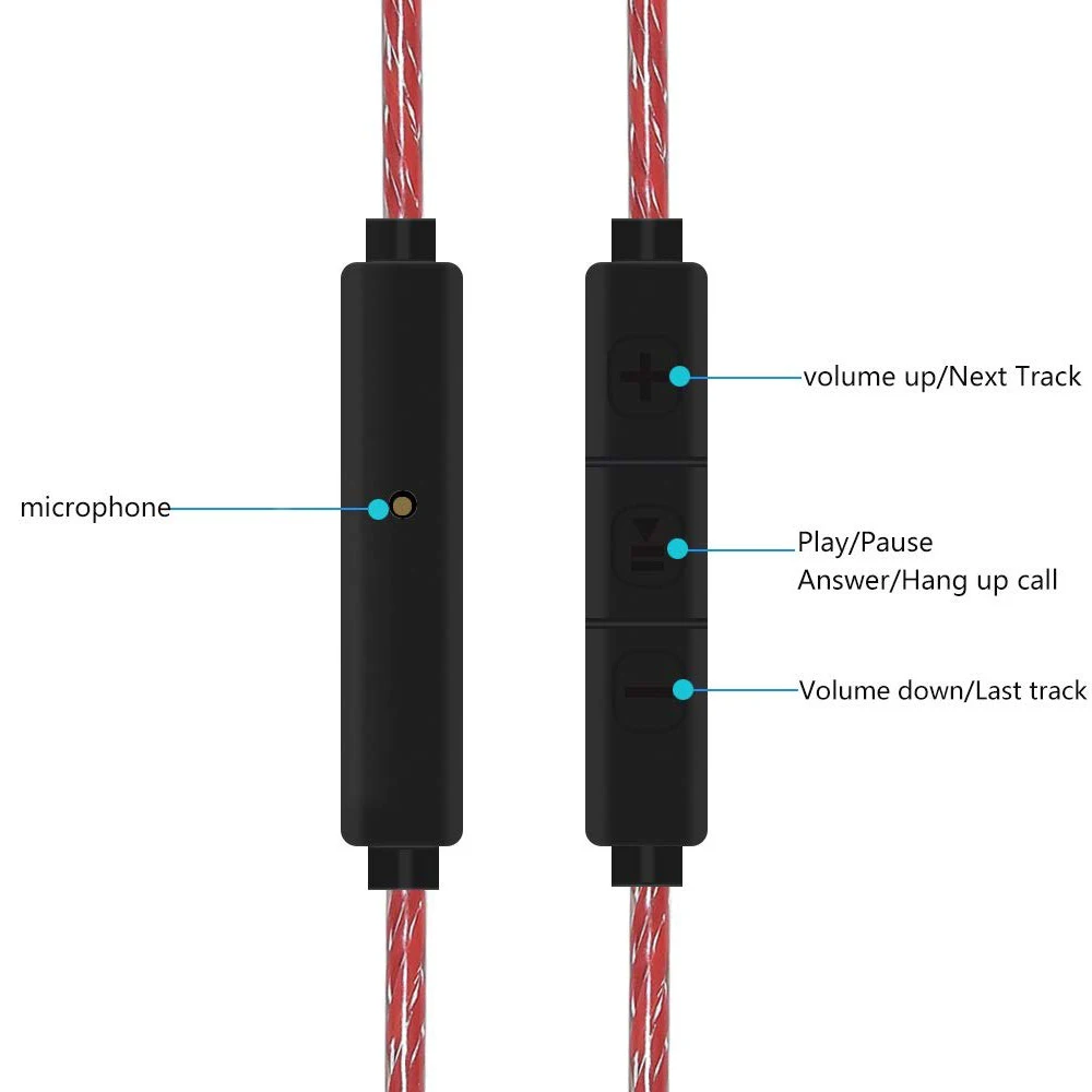 Headphone Extension Cords with Remote Volume and Mic Compatible Sol Republic Master Tracks HD Tracks HD2 Sol Republic V8 V10 V12 Sol Republic X3 Headphone Replacement Headset Audio Cable Blue