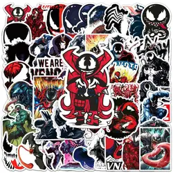 Marvel Venom – autocollants du film Anime, 10/30/50/100 pièces, pour ordinateur portable, tasse d'eau, réfrigérateur, bagages, Cool, étanche, jouet classique 