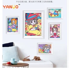 

5Pcs Children's Handmade DIY Manual Color Bottom Sand Drawing Educational Toy