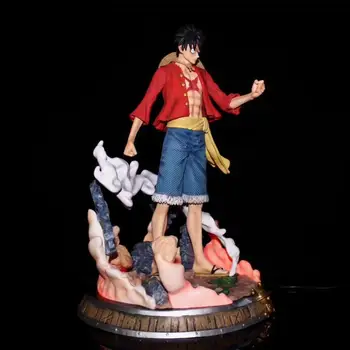 

One Piece GK Straw Hat Dream Monkey D Luffy Anime Action Figure Model 36cm PVC Statue Collection Toy Desktop Decoration Figma