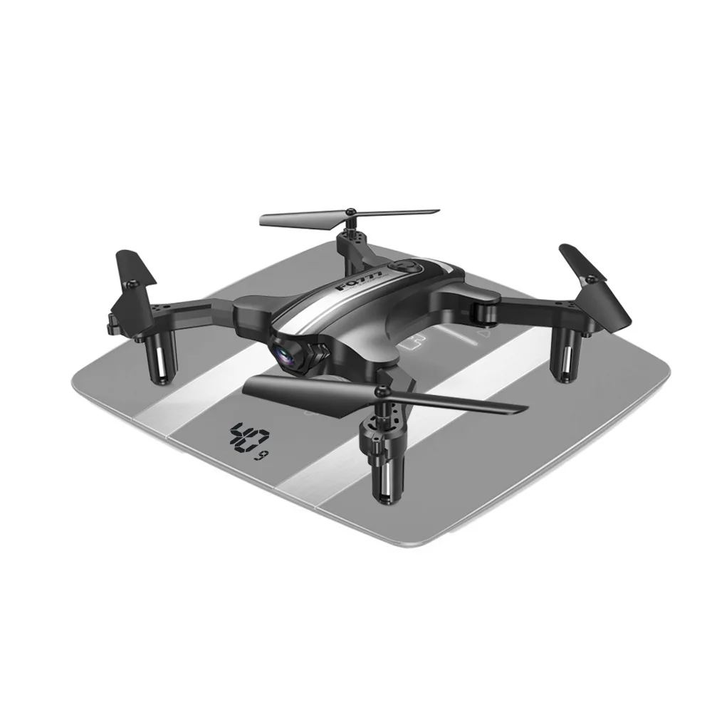 Foldable RC Mini Drone With Camera HD RC Helicopter With WiFi RTF RC Quadcopter With Headless Mode High Hold Toys For Kids#E