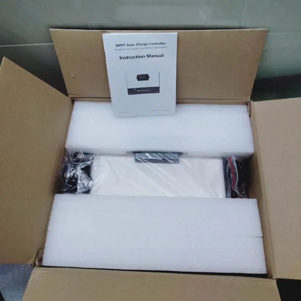 SRNE MPPT 태양 전지 충전기 컨트롤러 100A 85A 최대 입력 전압 150V-250V 12V/24V/36V/48V 디스플레이 화면