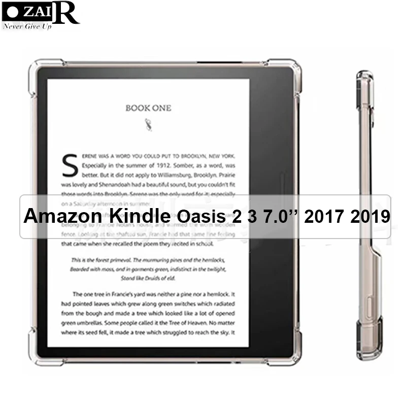 Чехол для Amazon Kindle Oasis 2 3 7 0 '' силиконовый мягкий чехол из ТПУ с подушкой