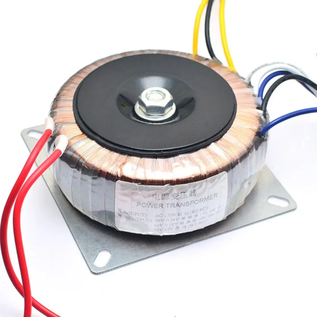 

Dual Ac 28v 200w Transformer for Preamp Amplifier Tone Board Used 110v 220v Optional Transformer Double