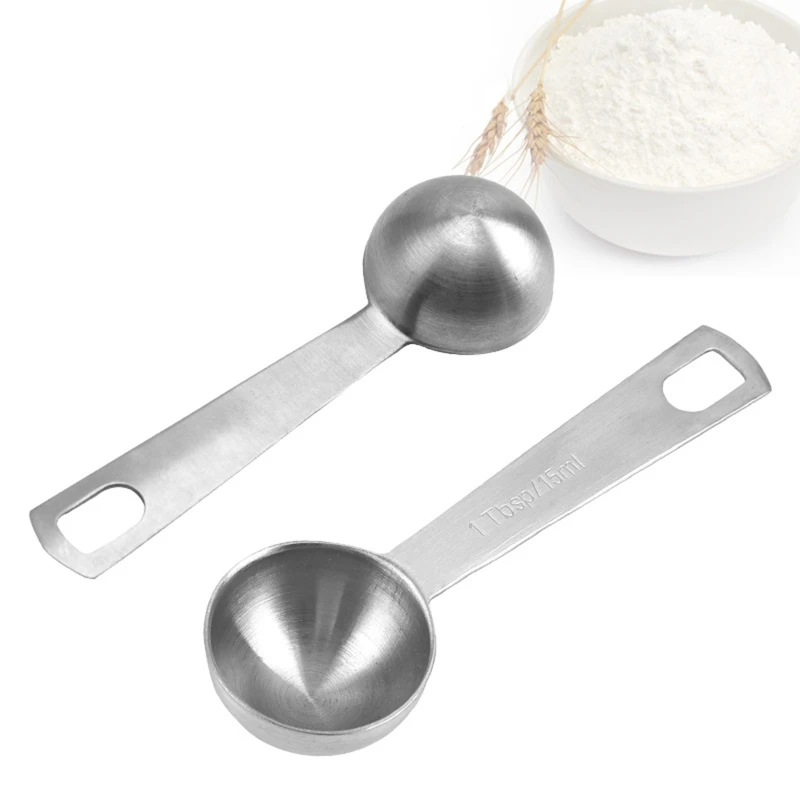 6/8/9pcs Measuring Spoons Stainless Steel Seasoning Coffee Tea Measure Scoop with Scale Ruler Bakery Tool