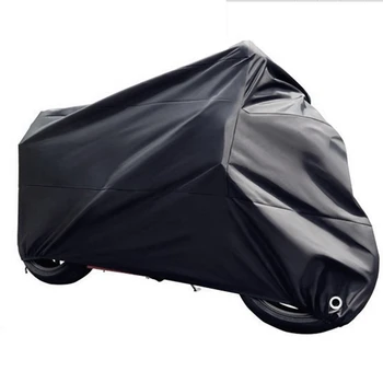

Motorcycle Cover Rain Dust UV Waterproof Protector Outdoor Black Color for Honda Suzuki Yamaha BMW