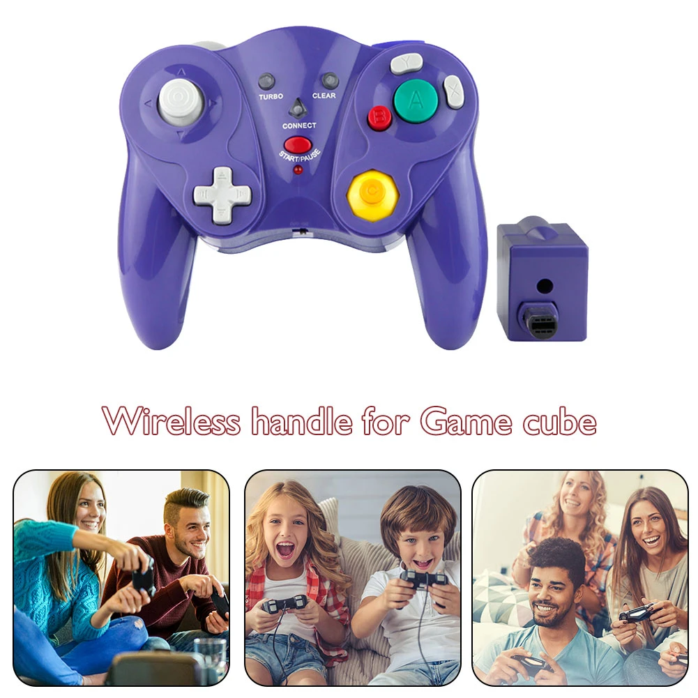 2 4g wired vibration gamepad joystick controller gamepad wireless joystick cube receiver for nintendo game pc gamepads aliexpress