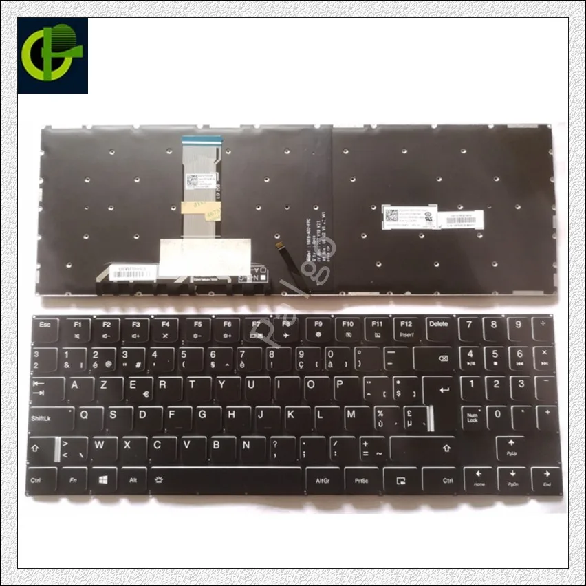 Новая Французская клавиатура Azerty с подсветкой для Lenovo Legion Y520 Y720 R720 15 15IKB BE FR|spanish