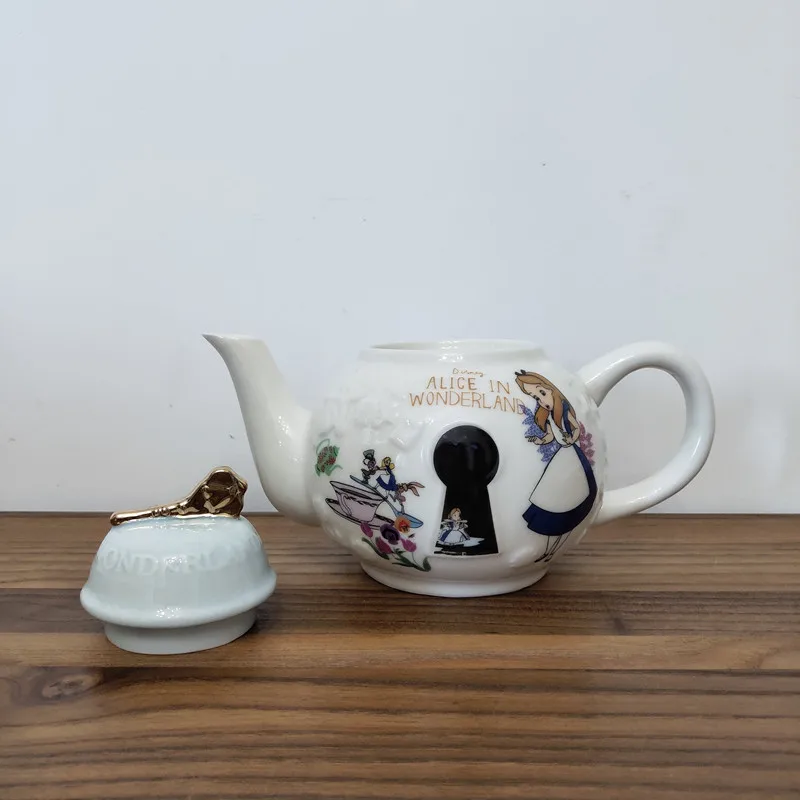 Мультяшный чайный набор Алиса в стране чудес горшок кружка керамический