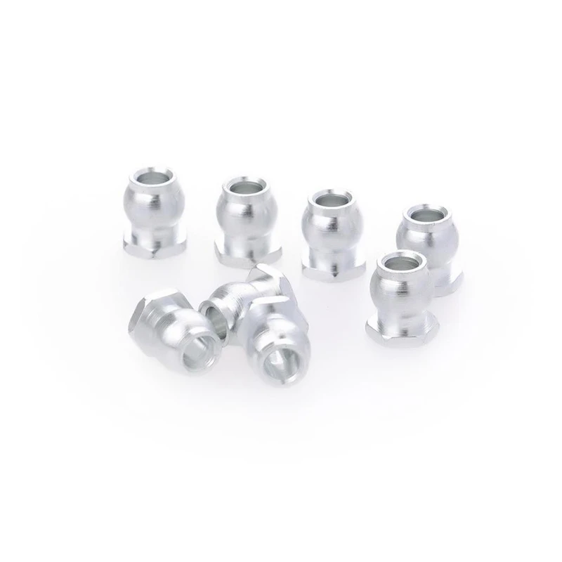 

8Pcs Link Rod Metal Ball Bearing Ends Joint Bolt for 1:8 1:10 AXIAL SCX10 II RC Car Truck Scale RC Crawler Truck Off-Road Car Me