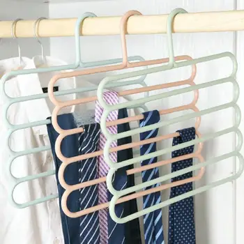 

Multi-function 5-layer Clothes Hanger Anti-skid Pants Household Drying Rack