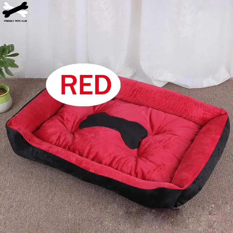 Bone Pet Bed Large House For Large Dog Puppy Kennel Waterproof Cat Litter Nest Warm Pet Supplies bed linen Bone Pet Bed Large House For Large Dog Puppy Kennel Waterproof Cat Litter Nest Warm Pet Supplies bed linen