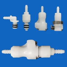 

1/8 Quick Coupling Male Insert Femal Coupling Body Panel Mount Hose Barb Shut-off Valve Quick Disconnect Connector M series