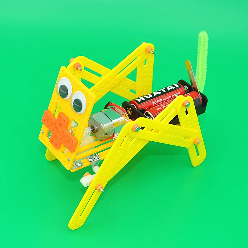 

Hot Sales Recommend Children Hands-on Brain Science And Physics Science And Technology Small Production Quadruped Robot Dog Scie