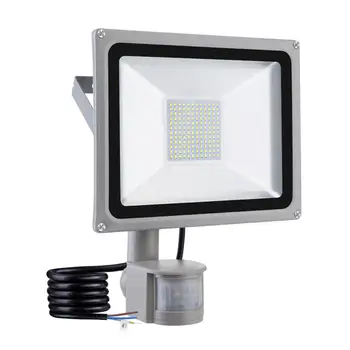 

Motion Sensor LED Flood Light 100W 220V 144LED IP65 Waterproof Outdoor Spotlight Landscape Greening Hotel Lighting 300*284*59mm