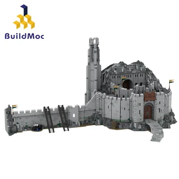 Preise Helm Der Tiefe UCS Skala Festung Von Krieg Welt Berühmte Mittelalterlichen Burg Architektur Bausteine Spielzeug Buildmoc