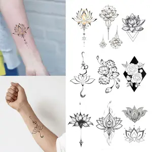 Autocollants De Tatouage Temporaires Imperméables Mignon