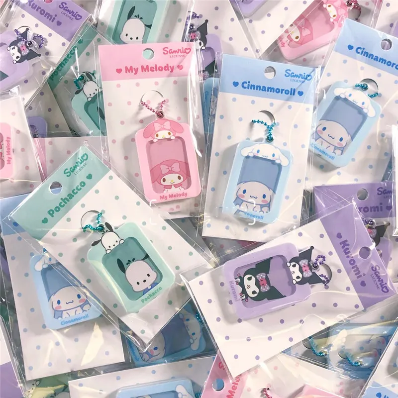 Мультяшный брелок Sanrio Cinnamoroll Kuromi Melody почтовый Kawaii Ремешок брелки для девочек фото