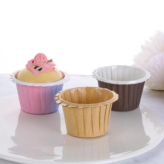 Large 50PCS Pack Muffin Cupcake Liner Cake Wrappers Baking Cup Tray Case  Cake Paper Cups Pastry Tools Party Supplies - AliExpress