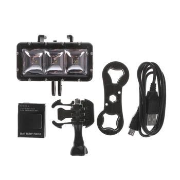 

Super Bright LED Photographic Lighting Underwater Diving Waterproof Camera Video Photography Light For GoPro Camera