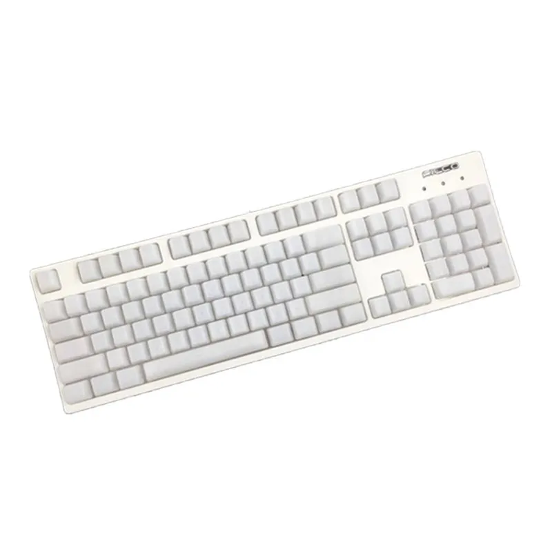 soft keyboard for pc 104 Keys Transparent ABS Keycaps Mechanical Keyboard OEM Profile Non-Engraved Backlight RGB Custom Blank Clear Key cap Mx Switch pc world keyboards Keyboards