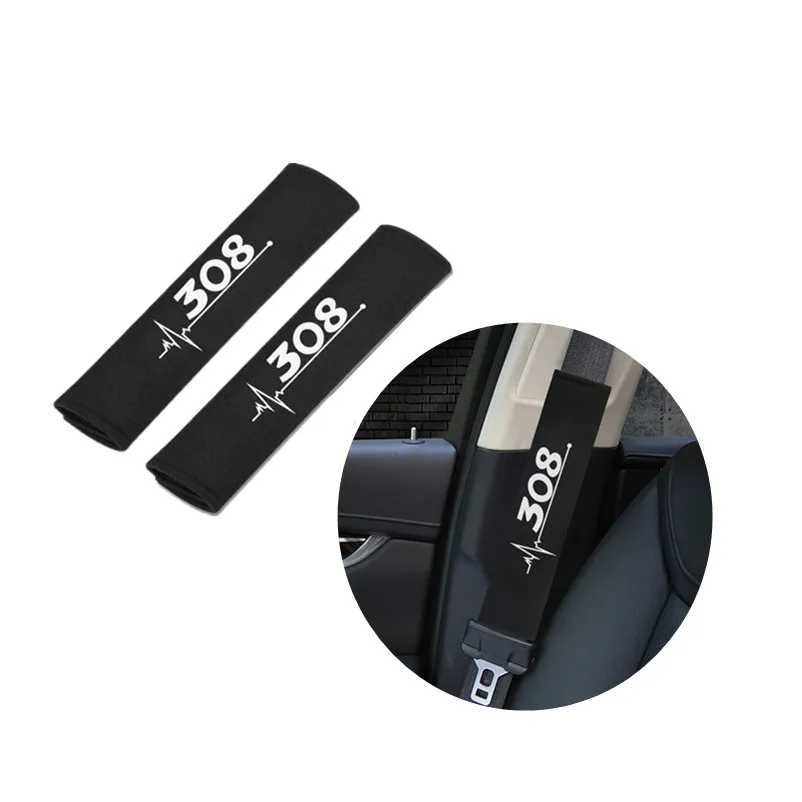 Car Styling Protect Shoulders Pads Case For Peugeot 308 accessories