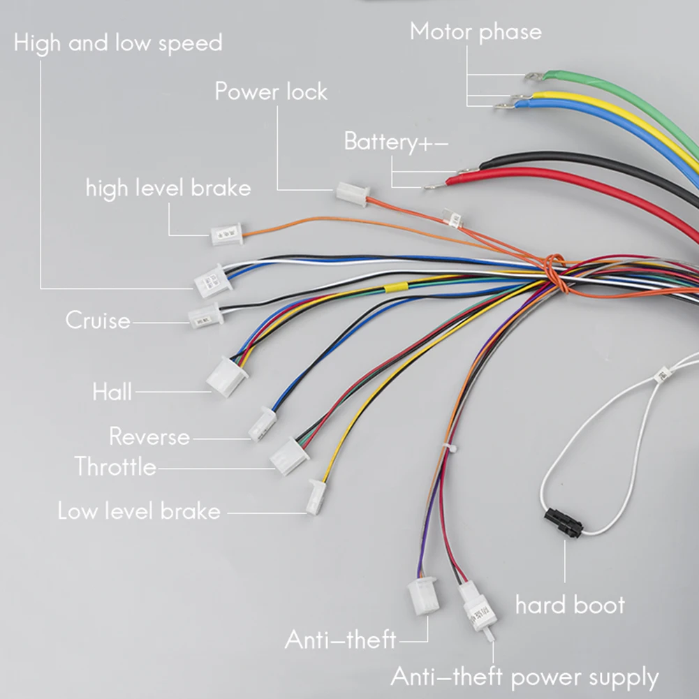 72V 3000W 50A контроллер постоянного тока Электрический велосипед Conversion Kit бесщеточный мотор контроллер фазы градусов 120 е-скутер способный преодолевать Броды велосипед трехколесный велосипед