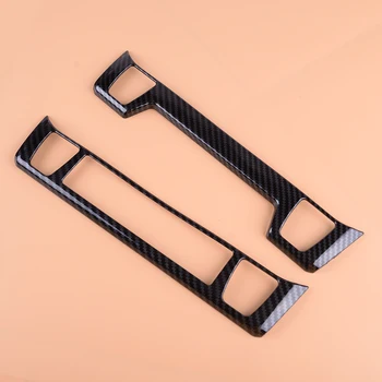 

CITALL ABS Carbon Fiber Style Front Seat Heating Switch Button Panel Cover Trim Frame Car Styling Fit for Toyota RAV4 2019 2020