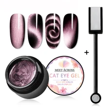 Магнитный 5D кошачий глаз УФ-гель для ногтей Магнитный лазерный лак для ногтей звездное небо нефритовый эффект впитывающий УФ-гель лак для ногтей