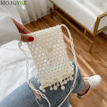 

Hot Sale Handbags Delicate Design Multi-function Messenger Bag Women Pearl Phone Purse Mini Shoulder Handbag